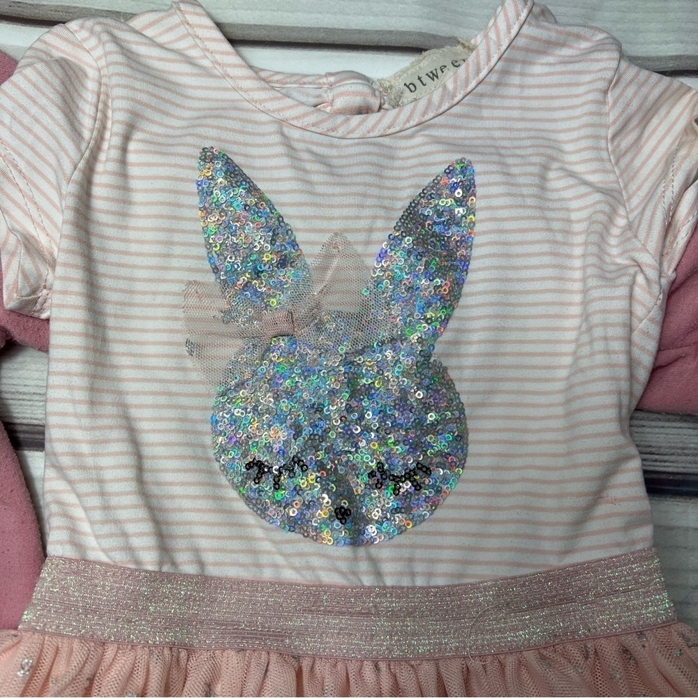 Btween Bunny Dress 4 & Bunny Hooded Sweatshirt 6X - Picture 3 of 6